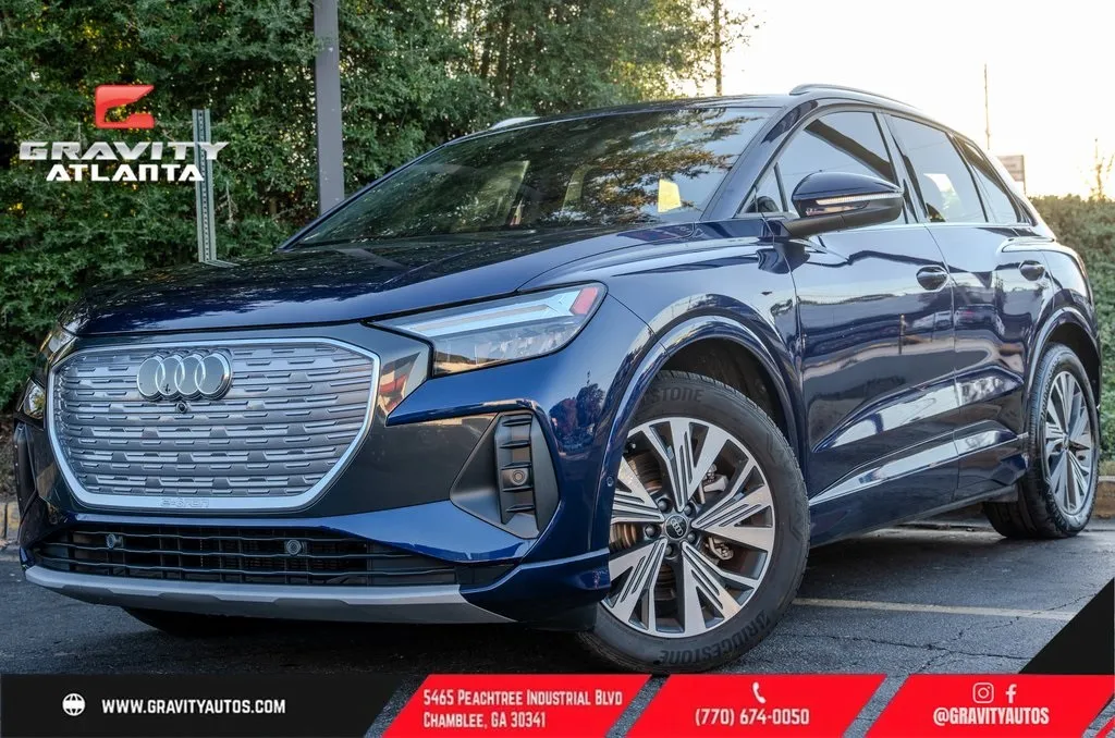 Blue 2023 Audi Q4 e-tron Premium Plus for sale in Atlanta, GA