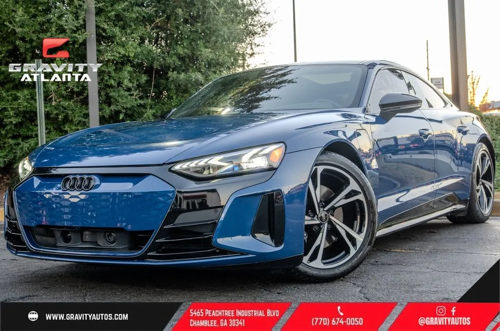Blue 2023 Audi e-tron GT Premium Plus for sale in Atlanta, GA