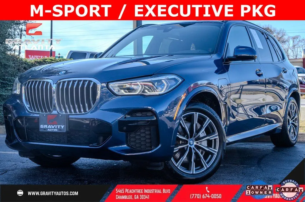 Blue 2023 BMW X5 xDrive45e for sale in Atlanta, GA
