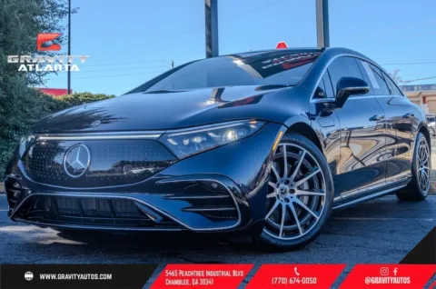 Blue 2022 Mercedes-Benz EQS 580 for sale in Atlanta, GA