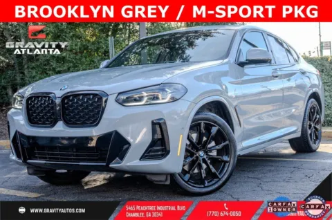 Gray 2023 BMW X4 xDrive30i for sale in Atlanta, GA