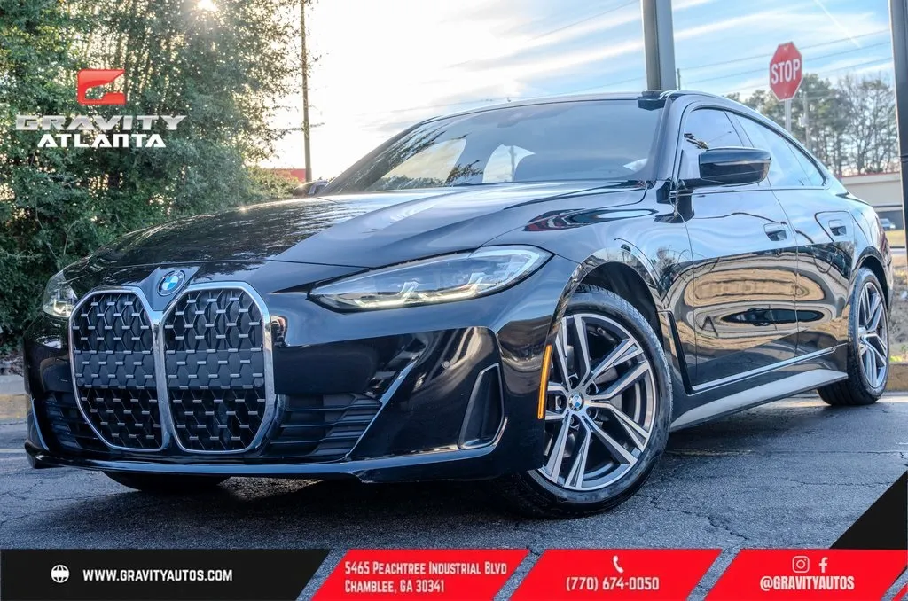 Black 2023 BMW 4 Series 430i Gran Coupe for sale in Atlanta, GA