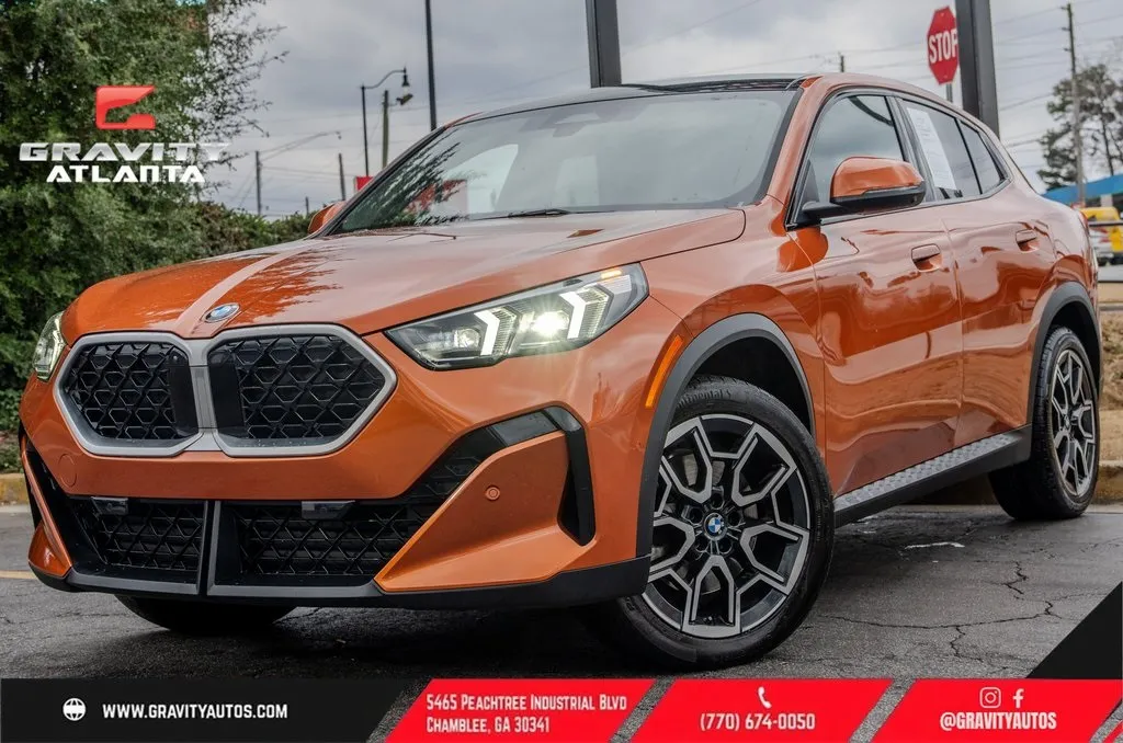 Orange 2025 BMW X2 xDrive28i for sale in Atlanta, GA