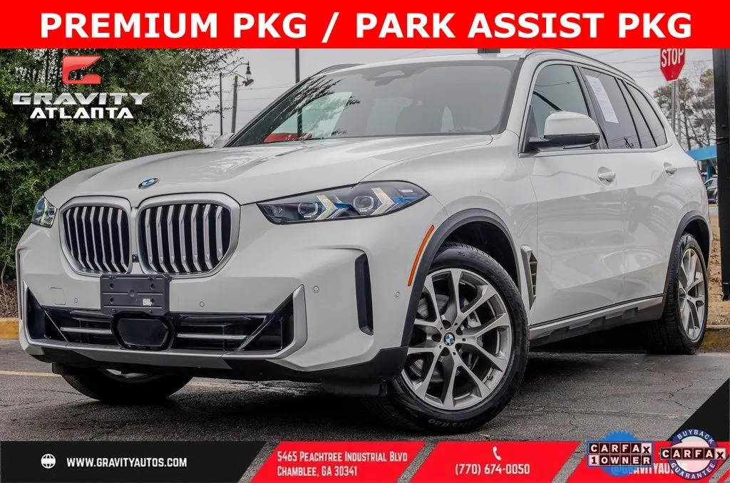 White 2025 BMW X5 xDrive40i for sale in Atlanta, GA