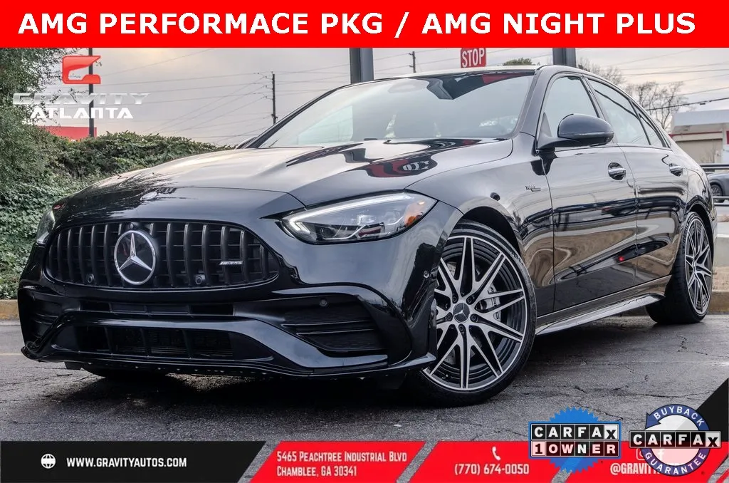 Black 2025 Mercedes-Benz C-Class C 43 AMG for sale in Atlanta, GA