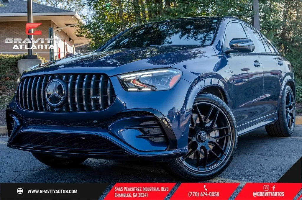 Blue 2024 Mercedes-Benz GLE 53 AMG for sale in Atlanta, GA