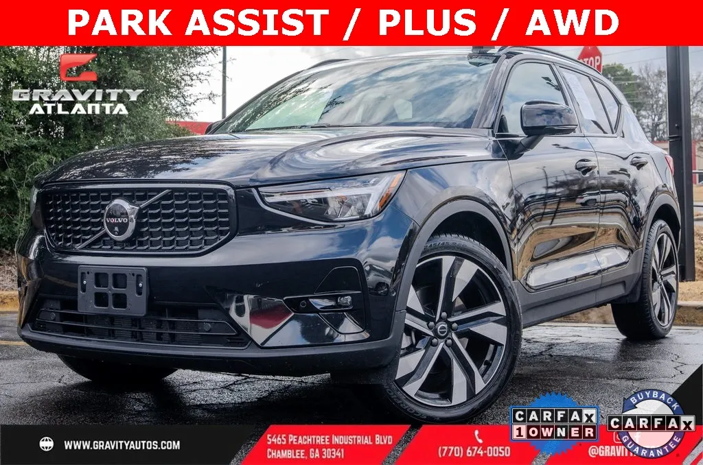 Black 2025 Volvo XC40 B5 Plus Dark Theme for sale in Atlanta, GA