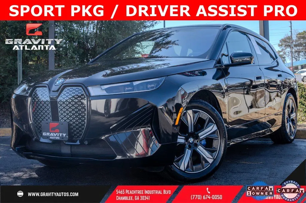 Black 2025 BMW iX xDrive50 for sale in Atlanta, GA