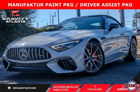 Gray 2022 Mercedes-Benz SL-Class SL 55 AMG for sale in Atlanta, GA