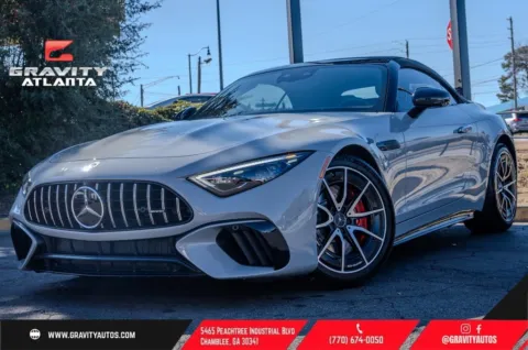Gray 2022 Mercedes-Benz SL-Class SL 55 AMG for sale in Atlanta, GA