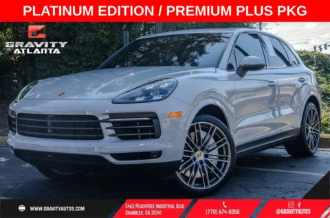 Gray 2022 Porsche Cayenne Platinum Edition for sale in Atlanta, GA