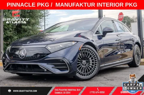 Blue 2023 Mercedes-Benz EQS 580 for sale in Atlanta, GA