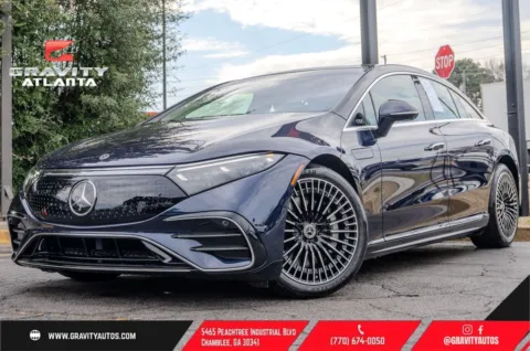 Blue 2023 Mercedes-Benz EQS 580 for sale in Atlanta, GA
