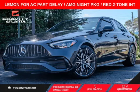 Gray 2023 Mercedes-Benz C-Class C 43 AMG for sale in Atlanta, GA