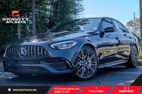 Gray 2023 Mercedes-Benz C-Class C 43 AMG for sale in Atlanta, GA
