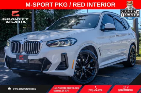 White 2024 BMW X3 sDrive30i for sale in Atlanta, GA