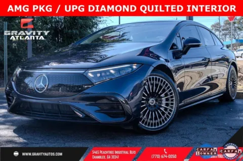Blue 2023 Mercedes-Benz EQS 580 for sale in Atlanta, GA