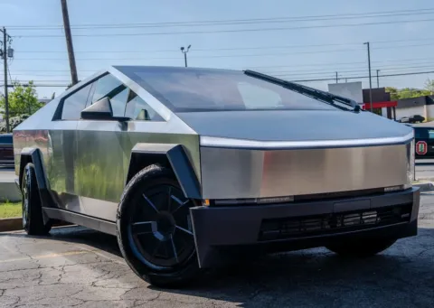 Another view of 2026 Tesla Cybertruck for sale in Atlanta, GA at Gravity Autos Atlanta