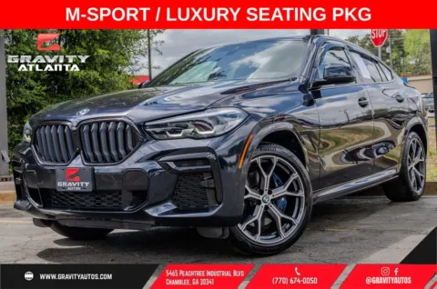 Black 2023 BMW X6 xDrive40i for sale in Atlanta, GA