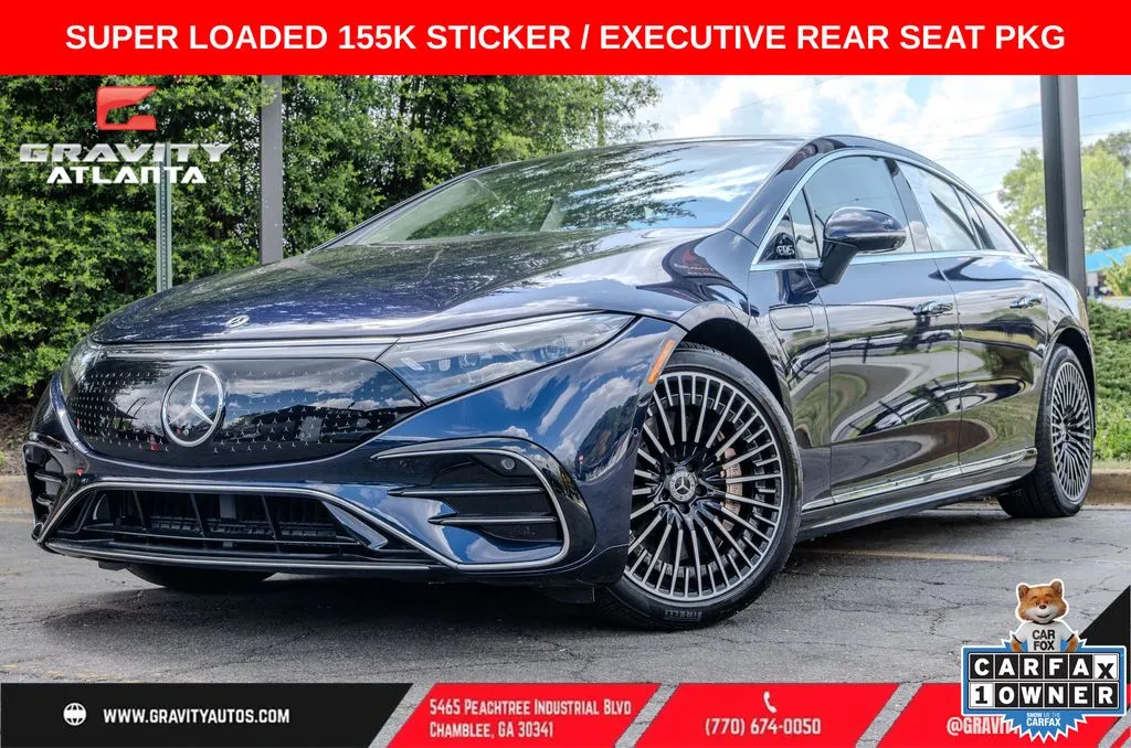 Black 2023 Mercedes-Benz EQS 580 for sale in Atlanta, GA