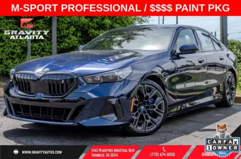 Blue 2025 BMW i5 xDrive40 for sale in Atlanta, GA