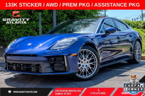 Blue 2024 Porsche Panamera 4 for sale in Atlanta, GA