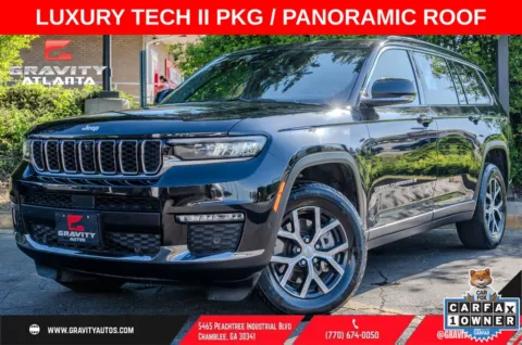 Black 2024 Jeep Grand Cherokee L Limited for sale in Atlanta, GA