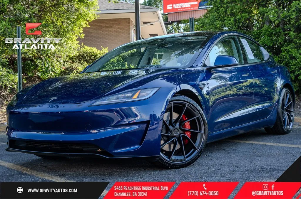 Blue 2025 Tesla Model 3 Performance for sale in Atlanta, GA
