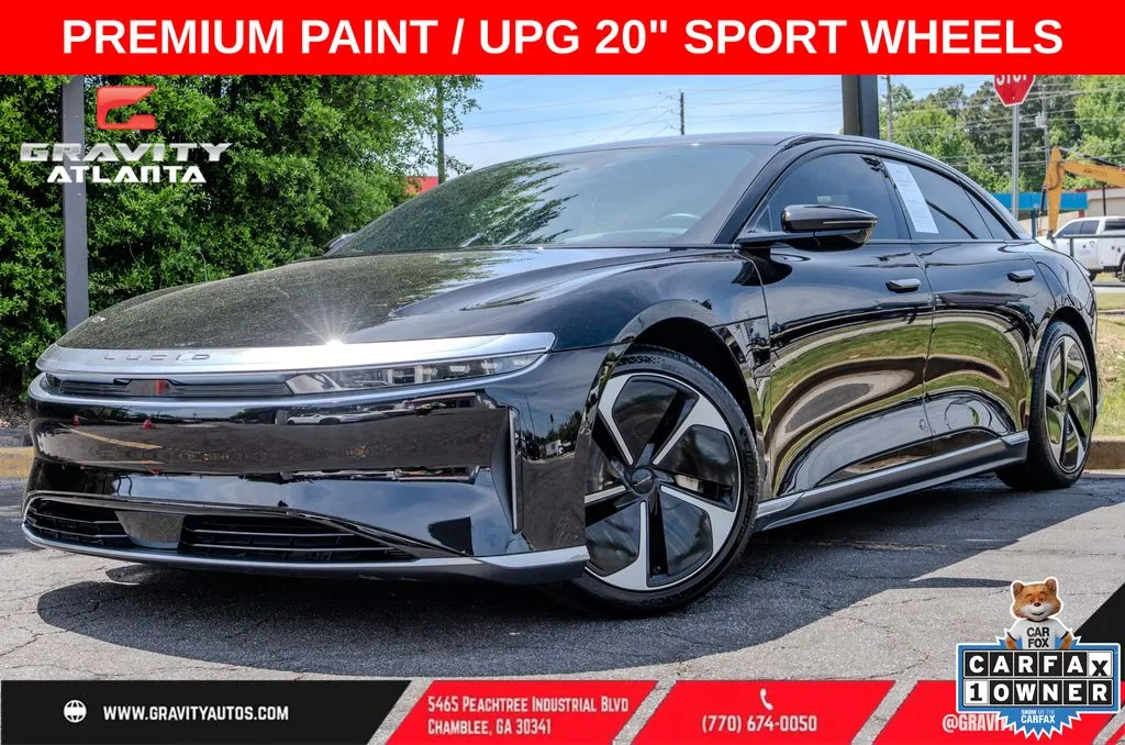 Black 2024 Lucid Air Pure for sale in Atlanta, GA
