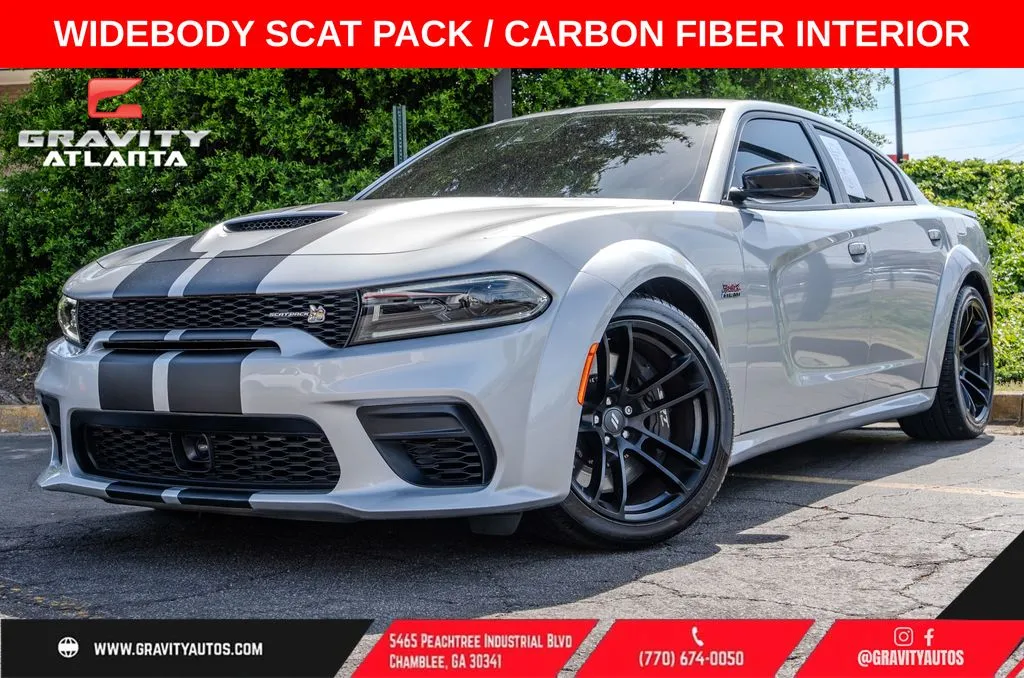 Gray 2023 Dodge Charger R/T Scat Pack Widebody for sale in Atlanta, GA