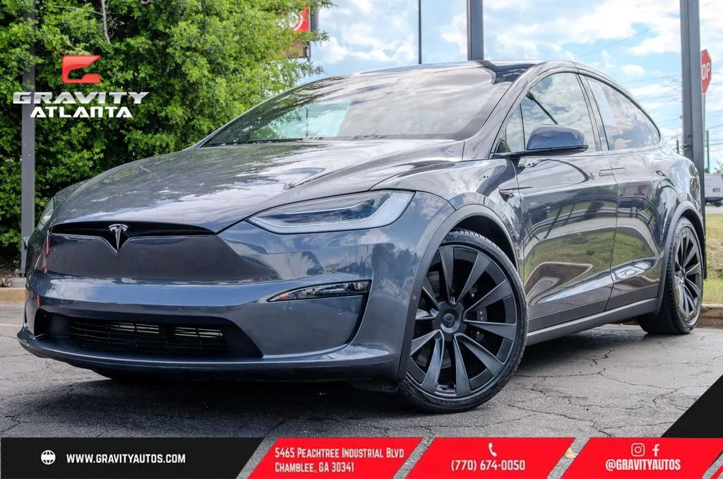 Silver 2022 Tesla Model X for sale in Atlanta, GA