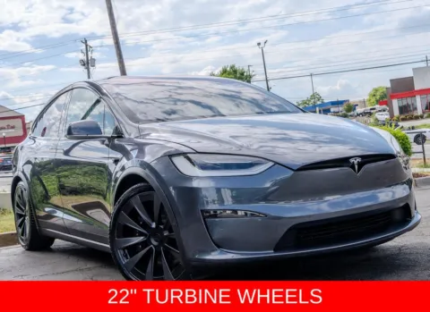 Another view of 2022 Tesla Model X for sale in Atlanta, GA at Gravity Autos Atlanta