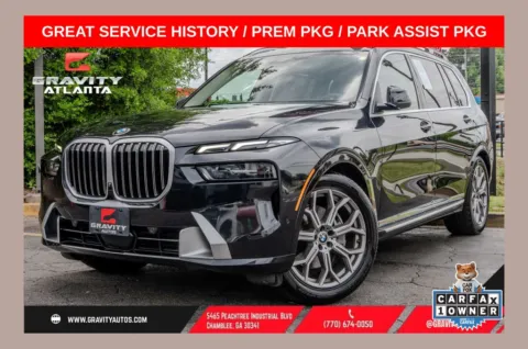 Black 2024 BMW X7 xDrive40i for sale in Atlanta, GA
