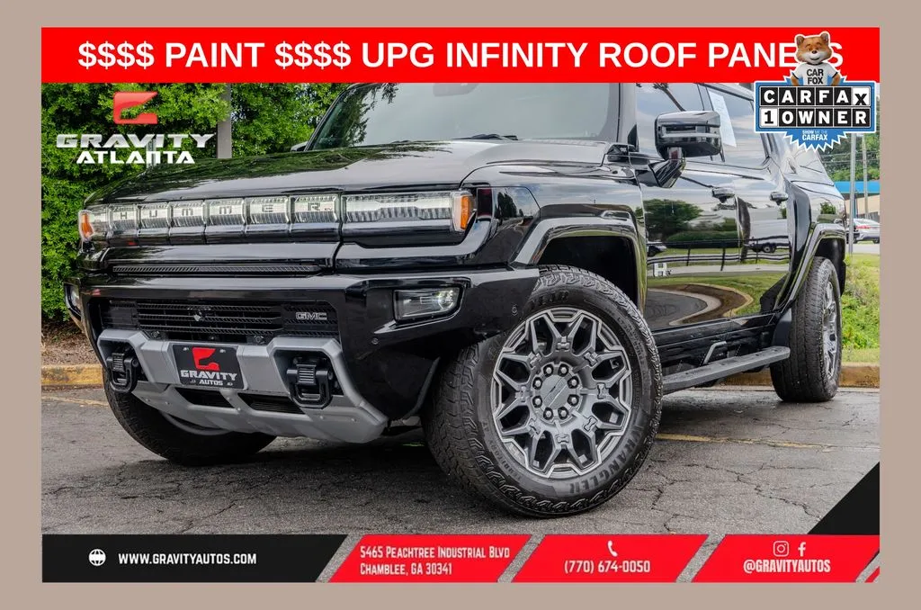 Black 2025 GMC Hummer EV SUV 3X for sale in Atlanta, GA