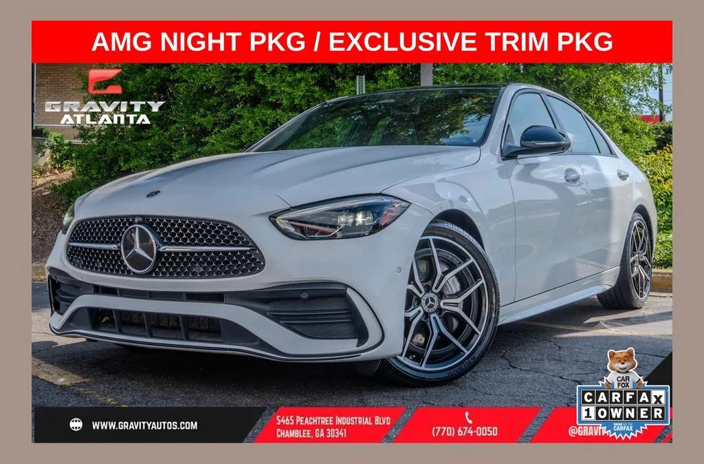 White 2023 Mercedes-Benz C-Class C 300 for sale in Atlanta, GA