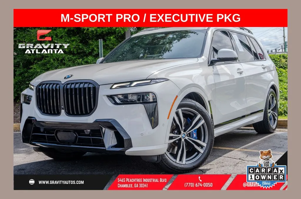 White 2024 BMW X7 xDrive40i for sale in Atlanta, GA