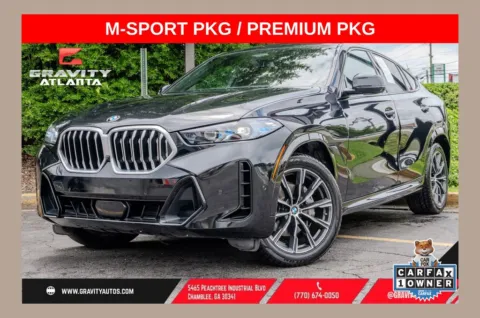 Black 2025 BMW X6 xDrive40i for sale in Atlanta, GA