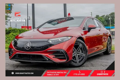 Red 2023 Mercedes-Benz EQS 580 for sale in Atlanta, GA