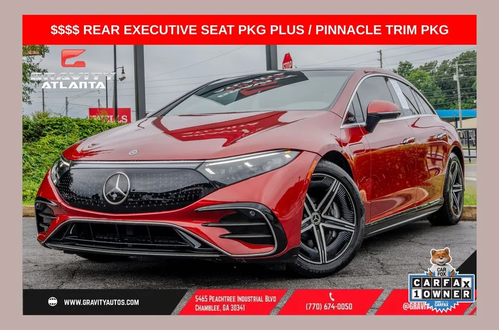 Red 2023 Mercedes-Benz EQS 580 for sale in Atlanta, GA