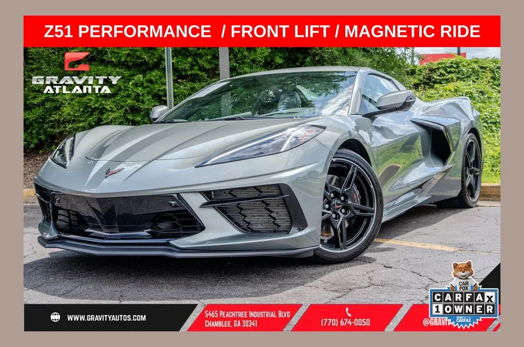 Gray 2023 Chevrolet Corvette Stingray for sale in Atlanta, GA