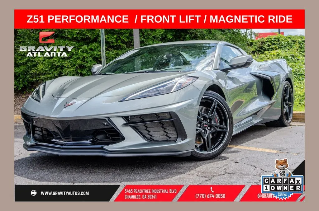 Gray 2023 Chevrolet Corvette Stingray for sale in Atlanta, GA