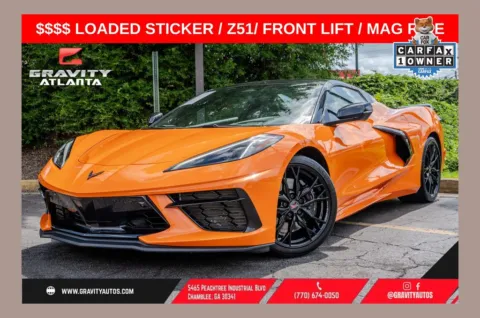 Orange 2024 Chevrolet Corvette Stingray for sale in Atlanta, GA