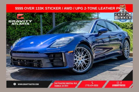 Blue 2024 Porsche Panamera 4 for sale in Atlanta, GA