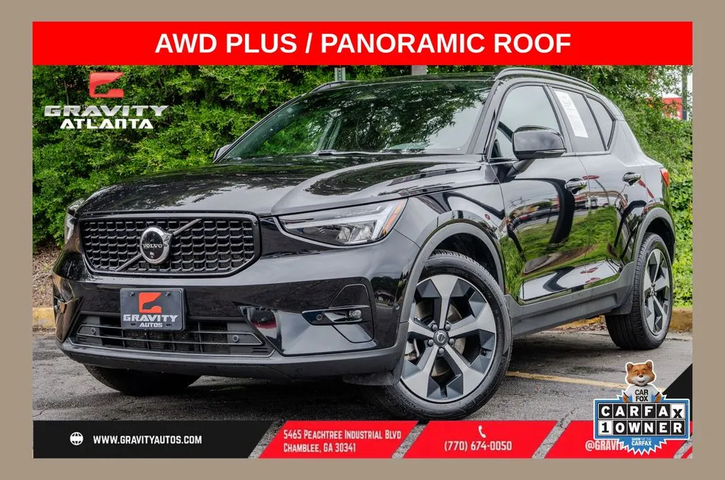 Black 2025 Volvo XC40 B5 Plus Dark Theme for sale in Atlanta, GA