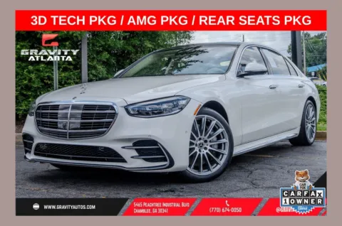 White 2023 Mercedes-Benz S-Class S 580 for sale in Atlanta, GA