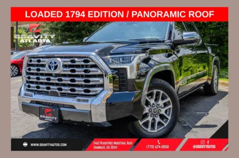 Black 2023 Toyota Tundra Hybrid 1794 Edition for sale in Atlanta, GA