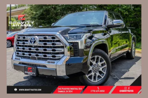 Black 2023 Toyota Tundra Hybrid 1794 Edition for sale in Atlanta, GA