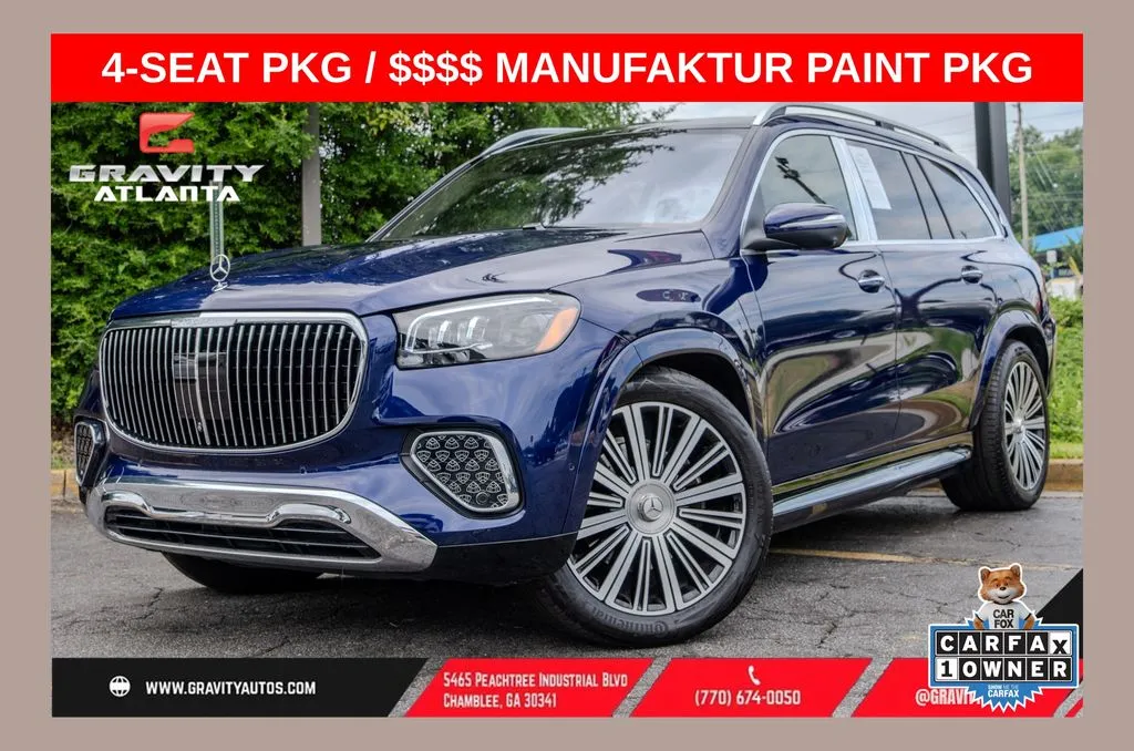 Blue 2025 Mercedes-Benz GLS Maybach GLS 600 for sale in Atlanta, GA