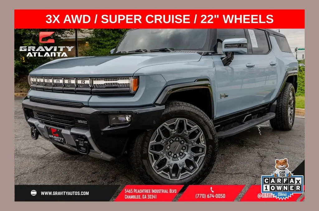 Blue 2025 GMC Hummer EV SUV 3X for sale in Atlanta, GA
