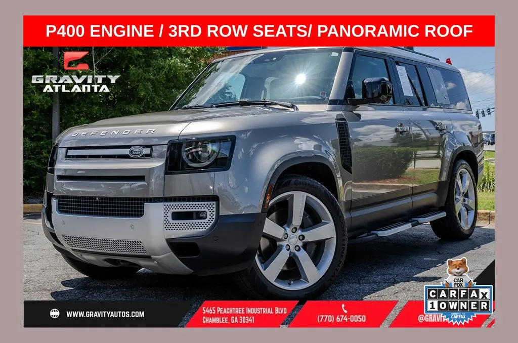 Silver 2024 Land Rover Defender 130 S for sale in Atlanta, GA